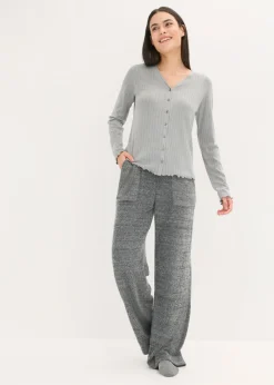 Hot Pantalón de chenilla de suave Mujer Homewear|Ropa Para Dormir