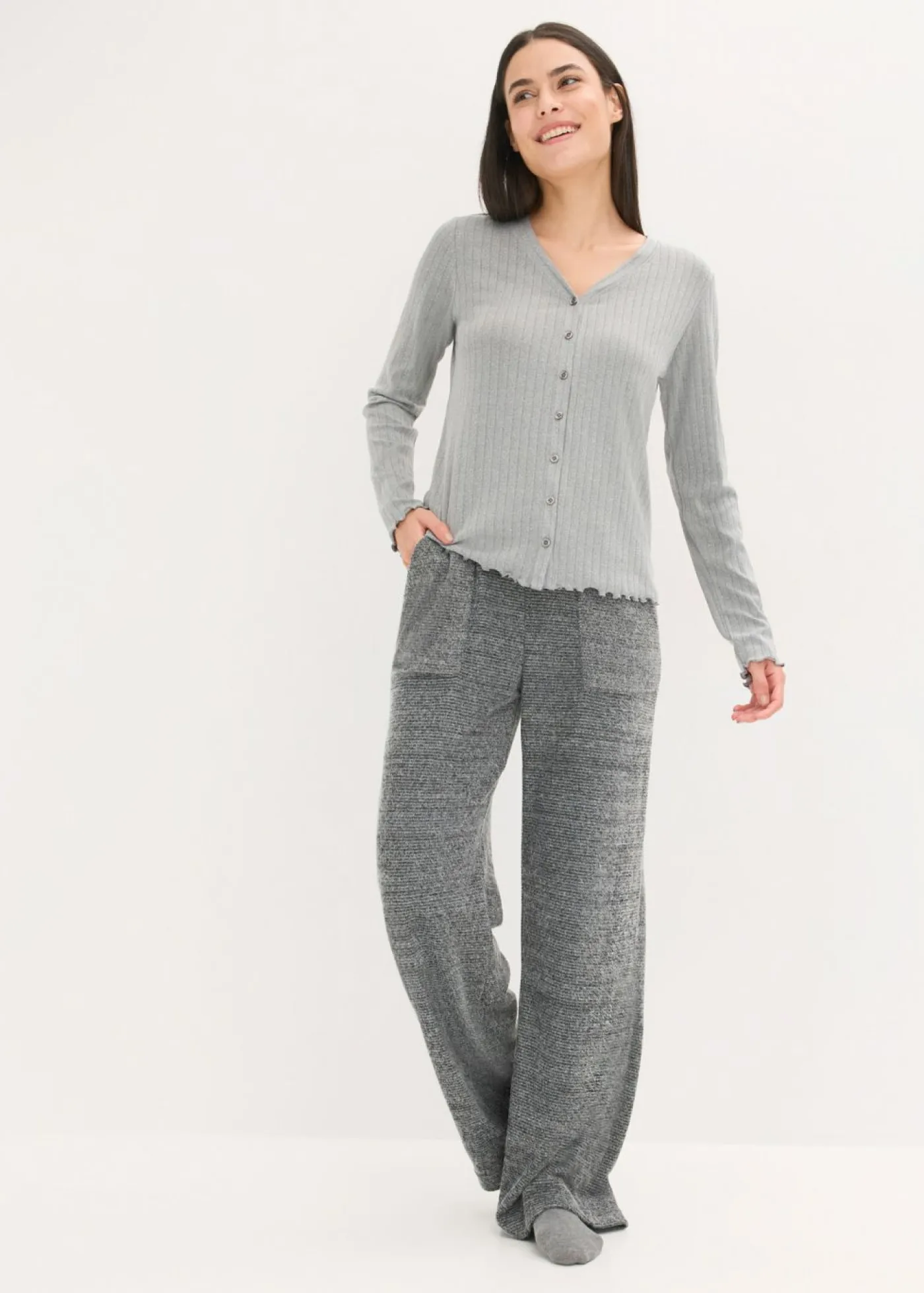 Hot Pantalón de chenilla de suave Mujer Homewear|Ropa Para Dormir