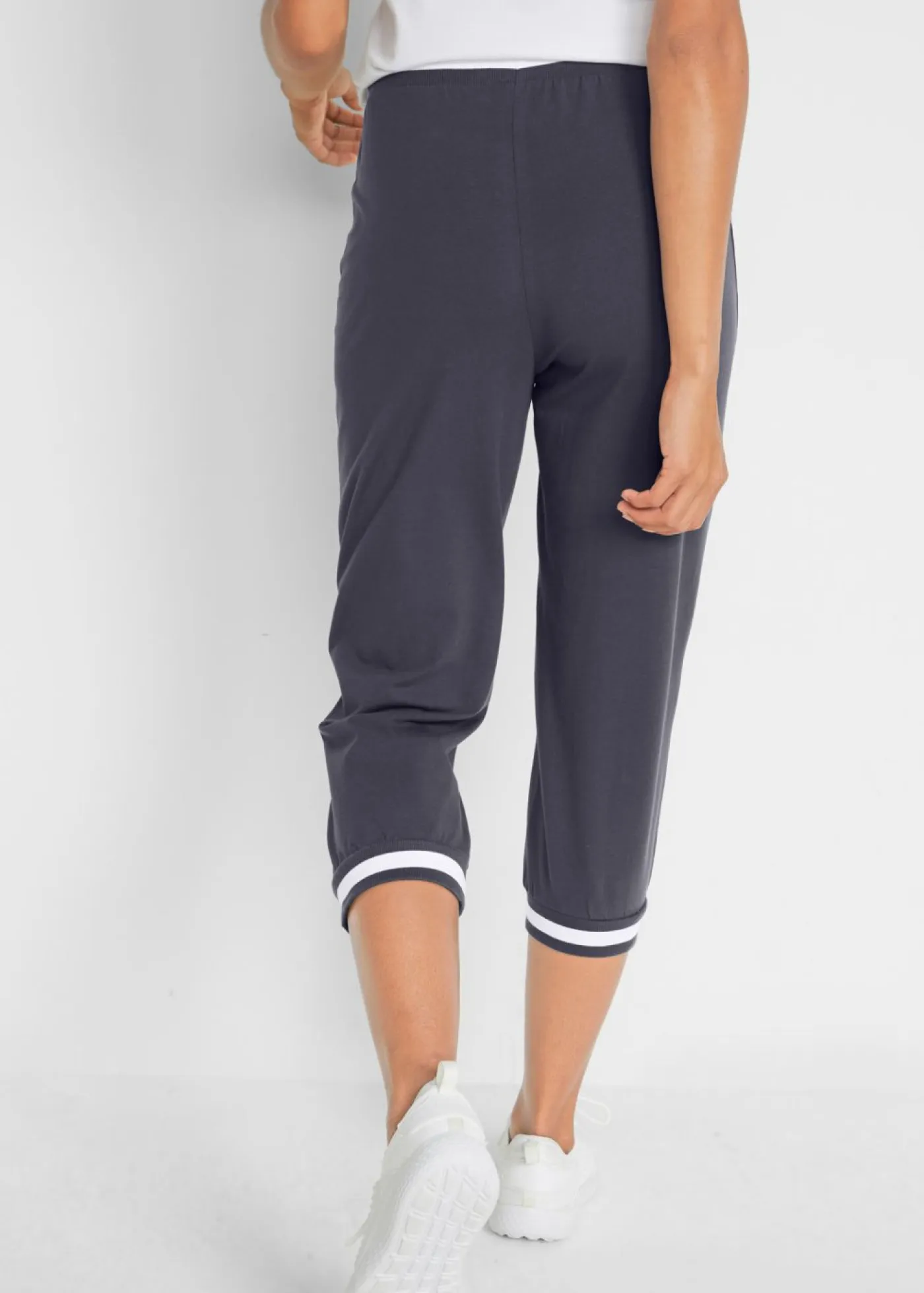 Pantalón de chándal 3/4 de mezcla de algodón Mujer Ropa Deportiva|Ropa Cómoda