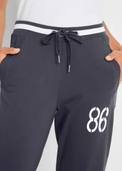 Pantalón de chándal 3/4 de mezcla de algodón Mujer Ropa Deportiva|Ropa Cómoda