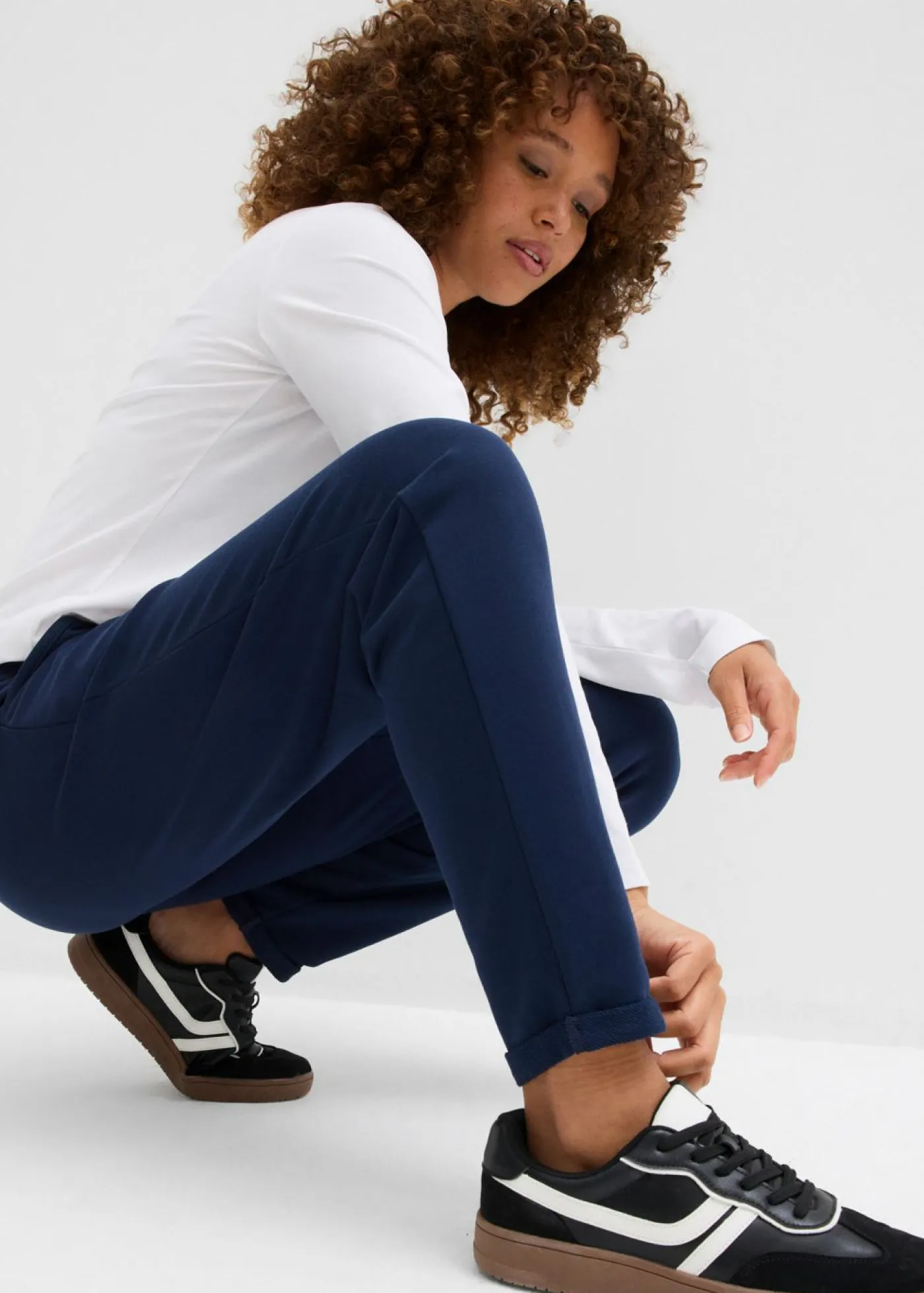 Online Pantalón de chándal con cintura cómoda Mujer Básicos|Ropa Cómoda
