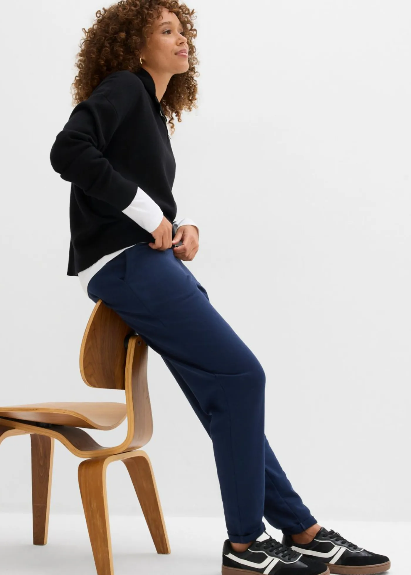 Online Pantalón de chándal con cintura cómoda Mujer Básicos|Ropa Cómoda
