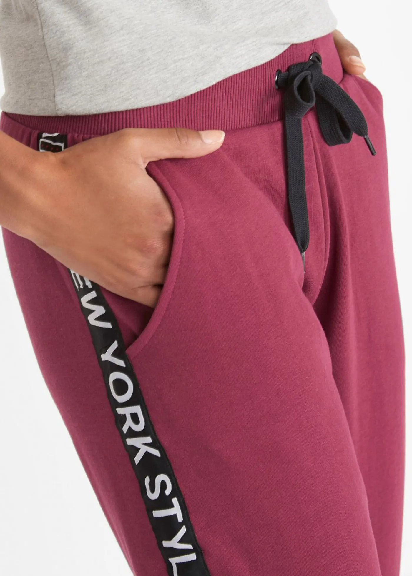 Outlet Pantalón de chándal con estampado Mujer Ropa Cómoda|Pantalones