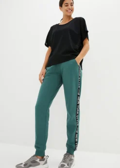 Clearance Pantalón de chándal con estampado Mujer Ropa Cómoda|Pantalones