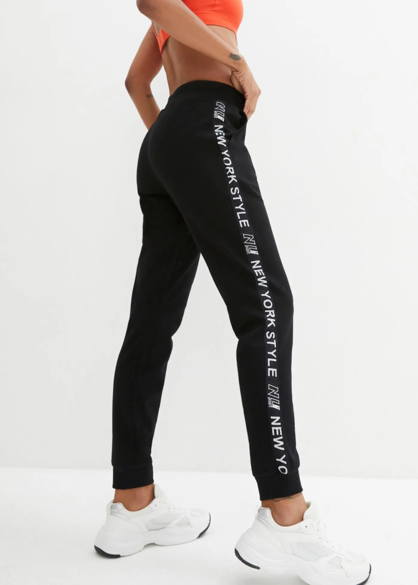 New Pantalón de chándal con estampado Mujer Ropa Cómoda|Pantalones