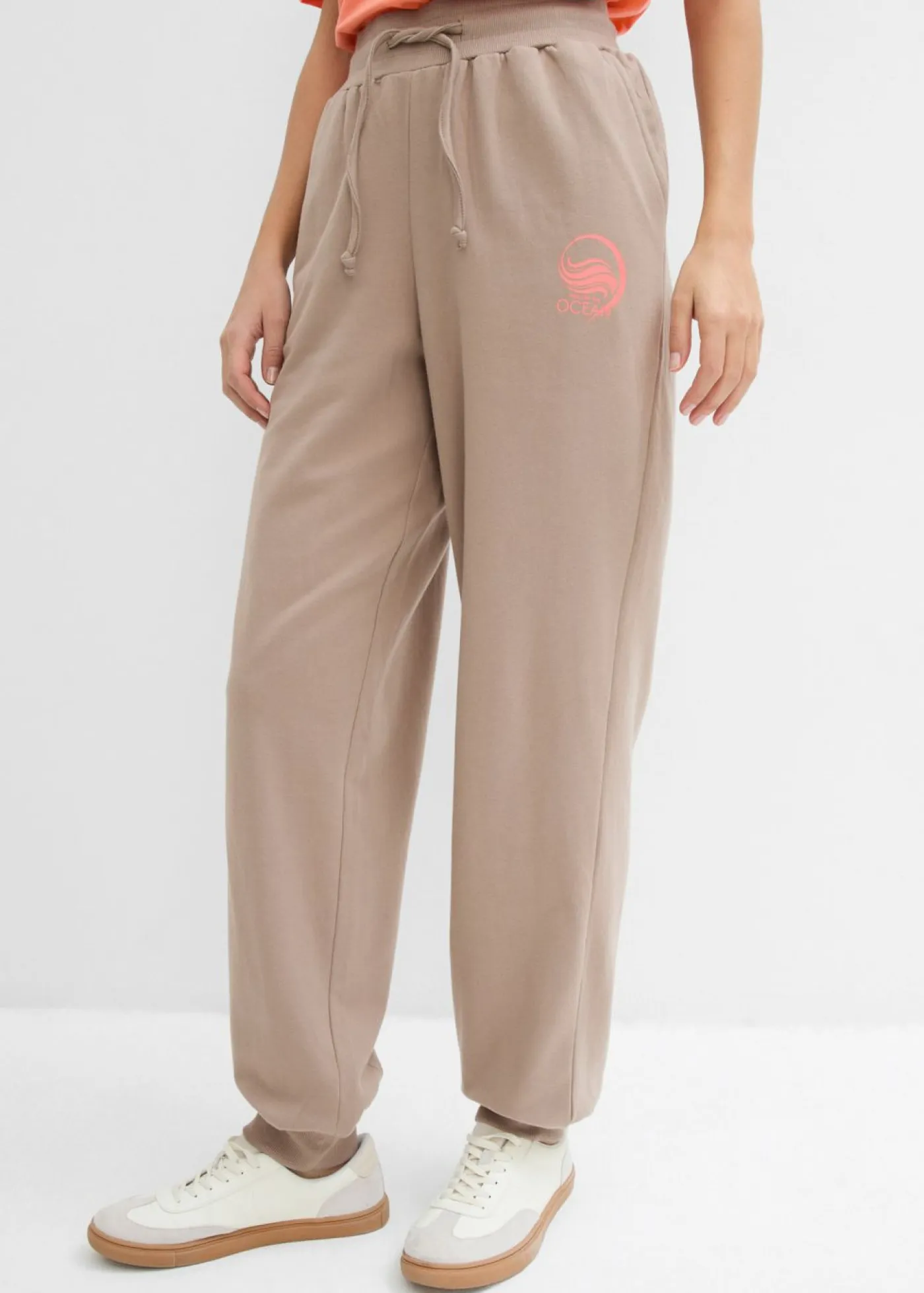 New Pantalón de chándal de algodón puro Mujer Ropa Cómoda|Pantalones