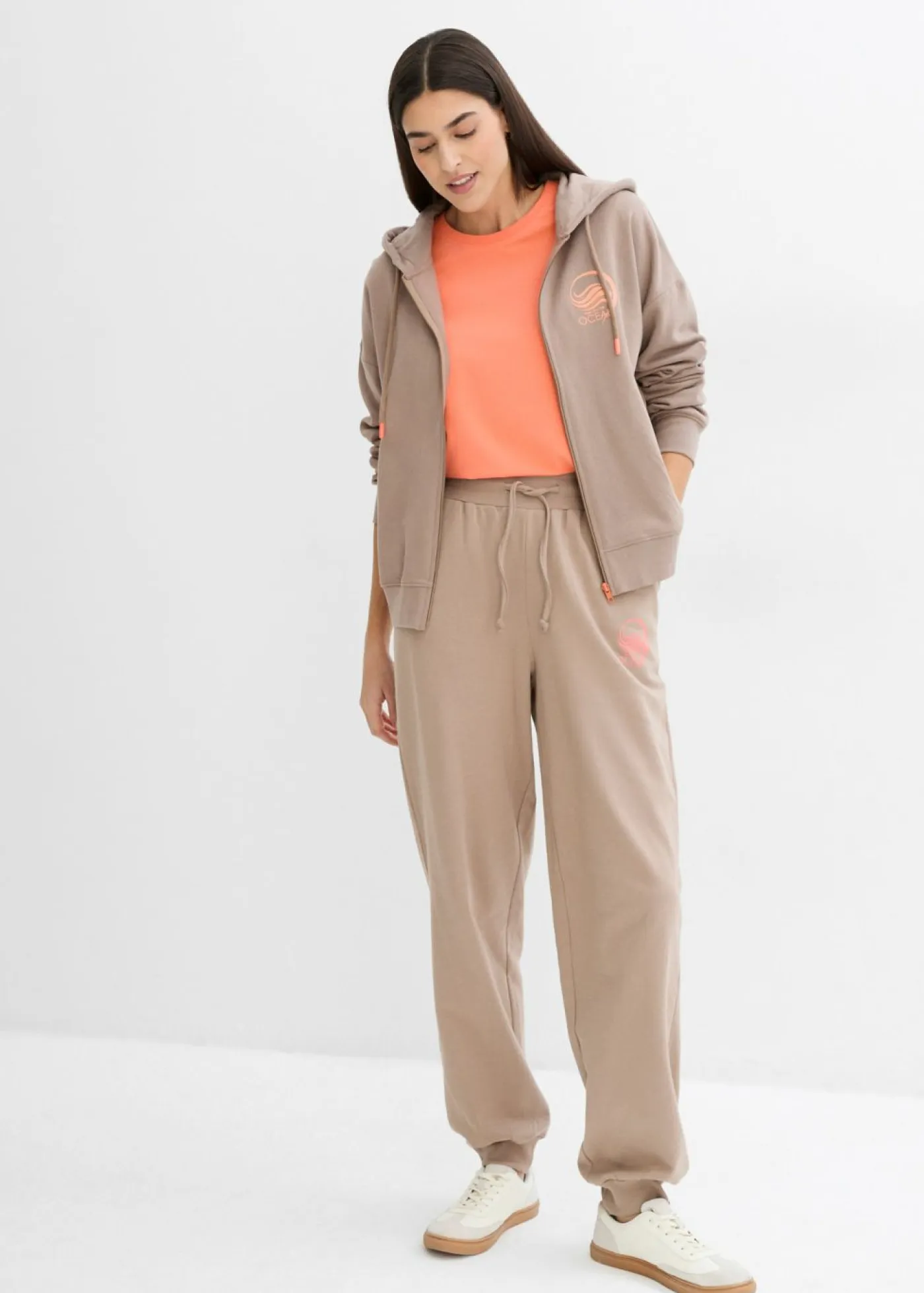 New Pantalón de chándal de algodón puro Mujer Ropa Cómoda|Pantalones