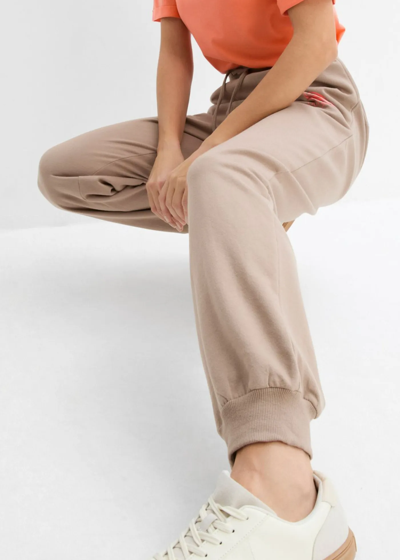 New Pantalón de chándal de algodón puro Mujer Ropa Cómoda|Pantalones