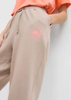 New Pantalón de chándal de algodón puro Mujer Ropa Cómoda|Pantalones