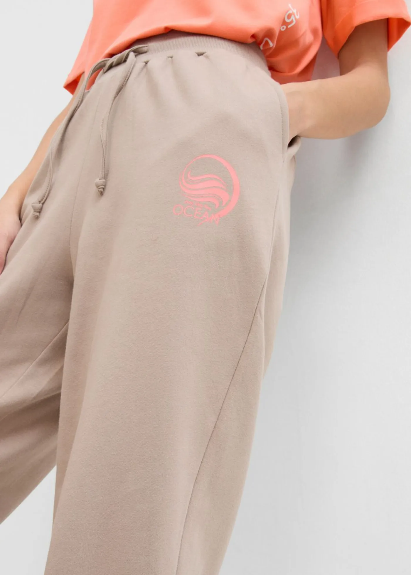 New Pantalón de chándal de algodón puro Mujer Ropa Cómoda|Pantalones