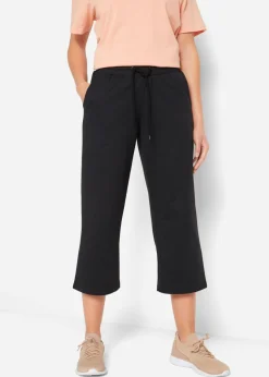 Best Pantalón de chándal de algodón orgánico hasta la pantorrilla Mujer Básicos|Ropa Cómoda
