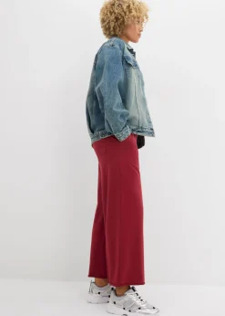 Online Pantalón de chándal de algodón orgánico con largo capri Mujer Ropa Cómoda|Pantalones