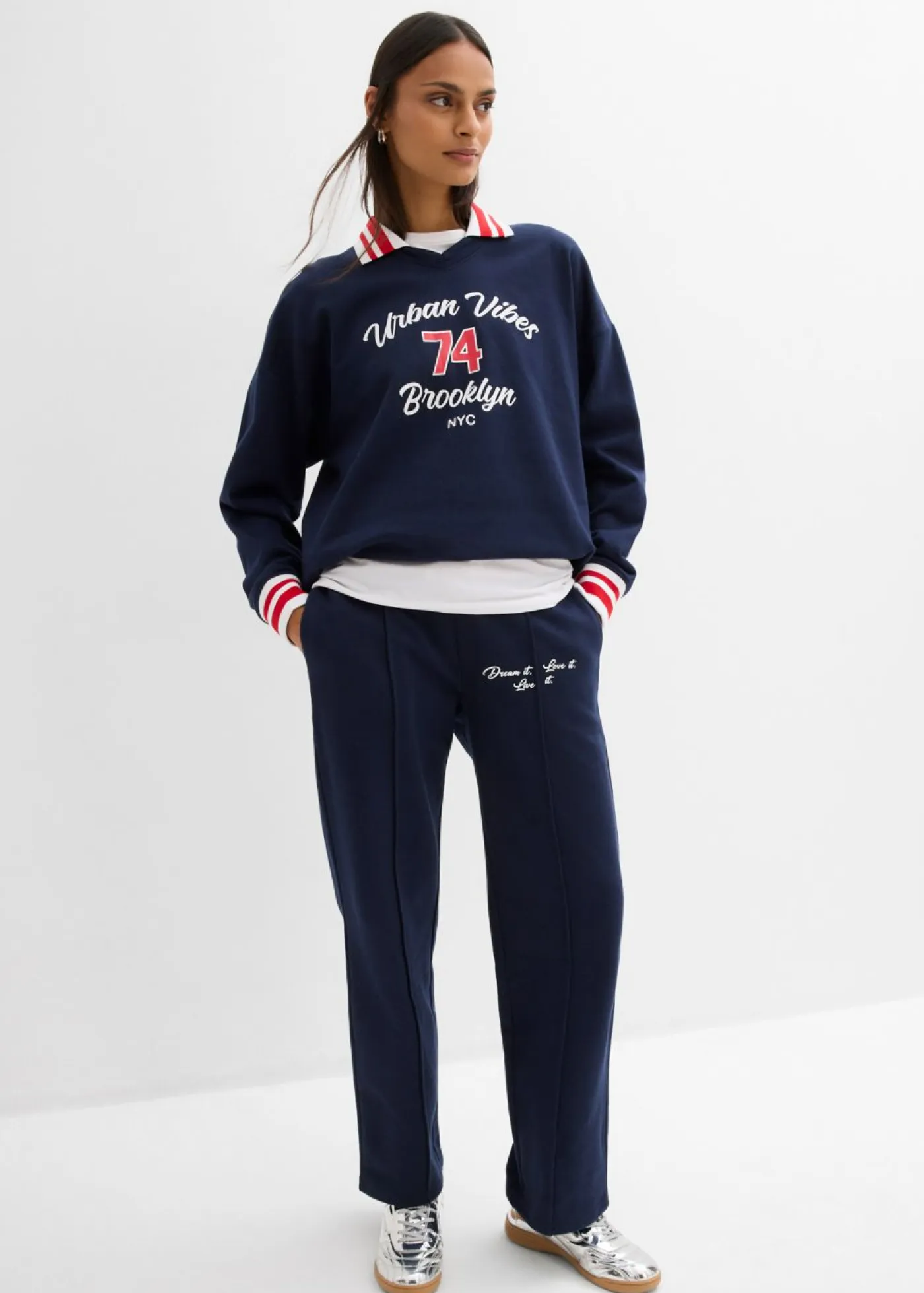 Outlet Pantalón de chándal de algodón ecológico puro Mujer Ropa Cómoda|Pantalones
