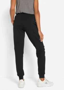 Clearance Pantalón de chándal de algodón con estampado y corte holgado Mujer Ropa Deportiva|Ropa Cómoda