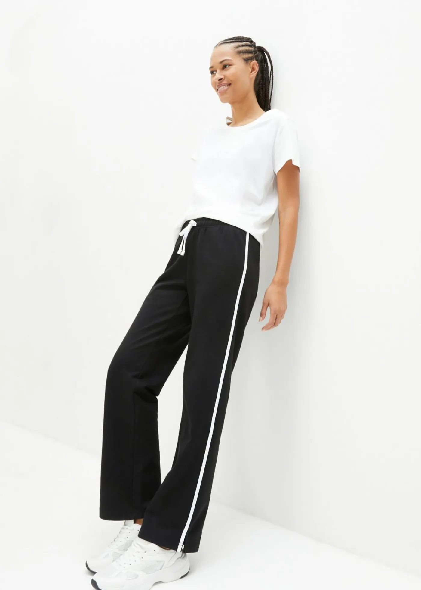 New Pantalón de chándal de algodón puro (2 unidades) Mujer Básicos|Ropa Cómoda