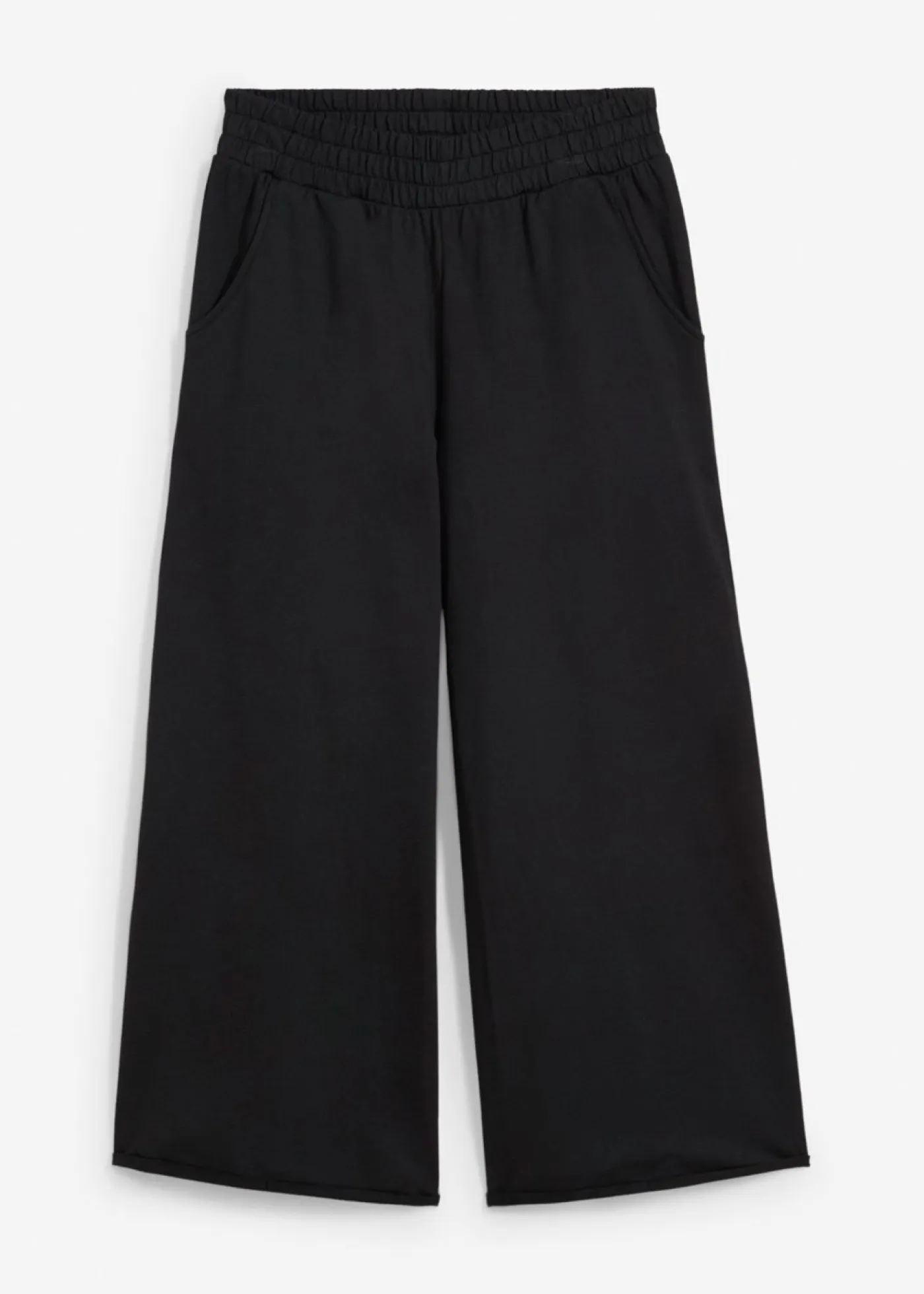 Clearance Pantalón de chándal de algodón orgánico con largo capri Mujer Ropa Cómoda|Pantalones