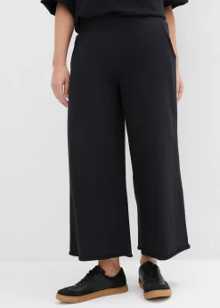 Clearance Pantalón de chándal de algodón orgánico con largo capri Mujer Ropa Cómoda|Pantalones