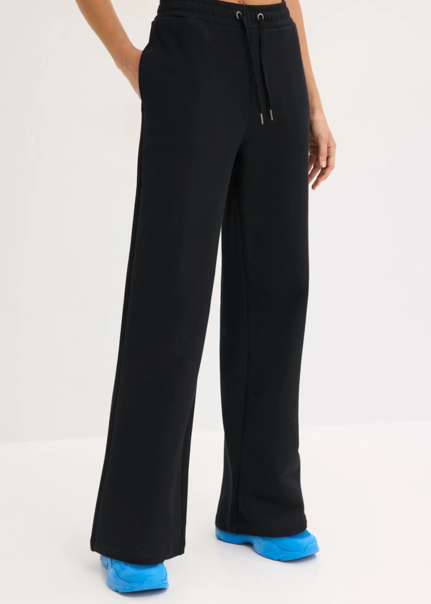Sale Pantalón de chándal de algodón orgánico puro con cintura alta Mujer Básicos|Ropa Cómoda