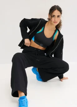 Sale Pantalón de chándal de algodón orgánico puro con cintura alta Mujer Básicos|Ropa Cómoda