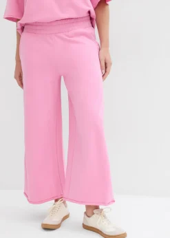 New Pantalón de chándal de algodón orgánico con largo capri Mujer Ropa Cómoda|Pantalones