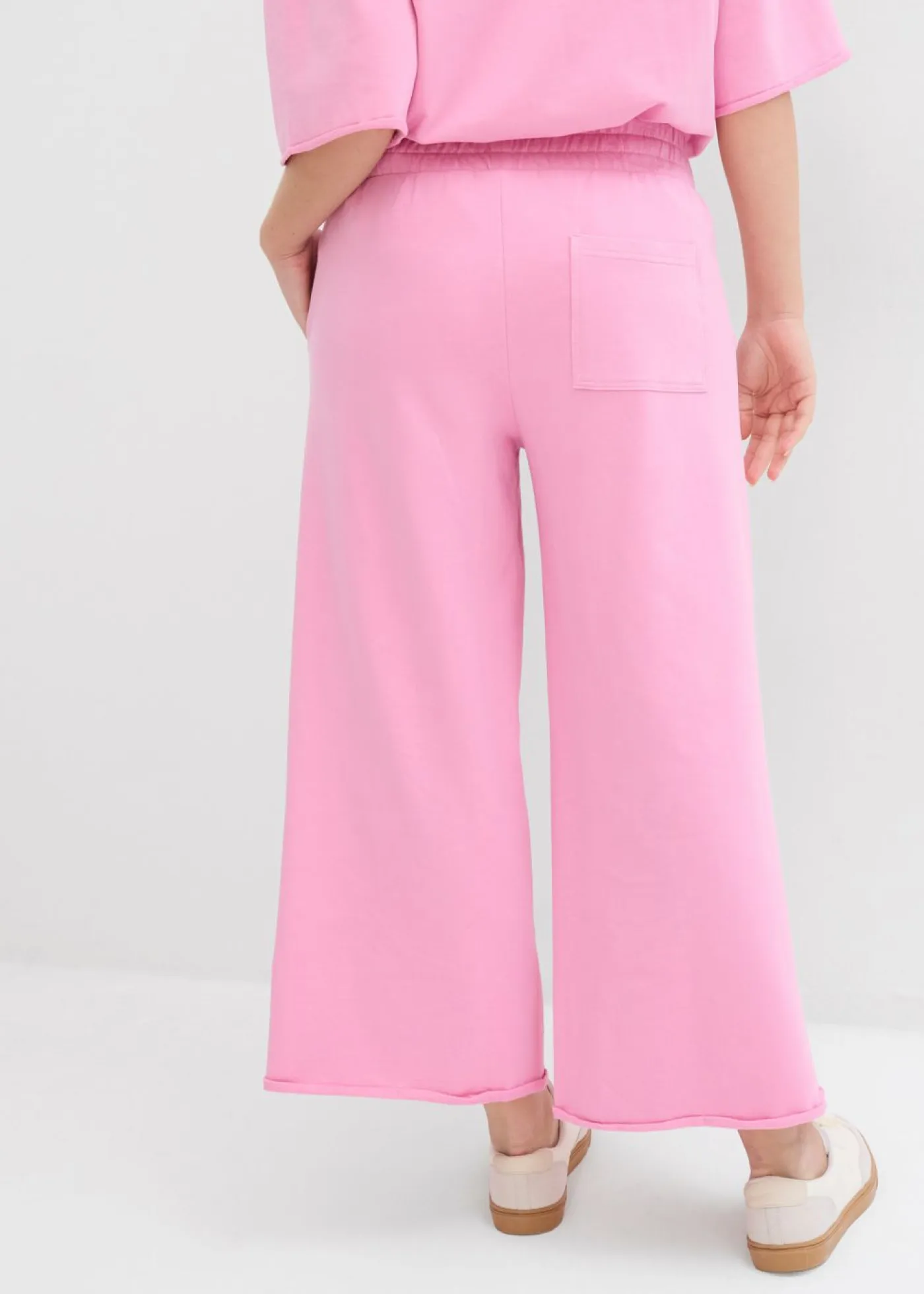 New Pantalón de chándal de algodón orgánico con largo capri Mujer Ropa Cómoda|Pantalones