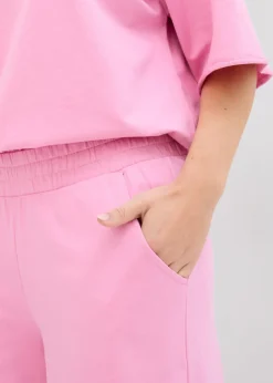 New Pantalón de chándal de algodón orgánico con largo capri Mujer Ropa Cómoda|Pantalones