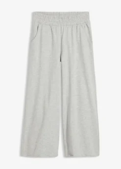 Sale Pantalón de chándal de algodón orgánico con largo capri Mujer Ropa Cómoda|Pantalones
