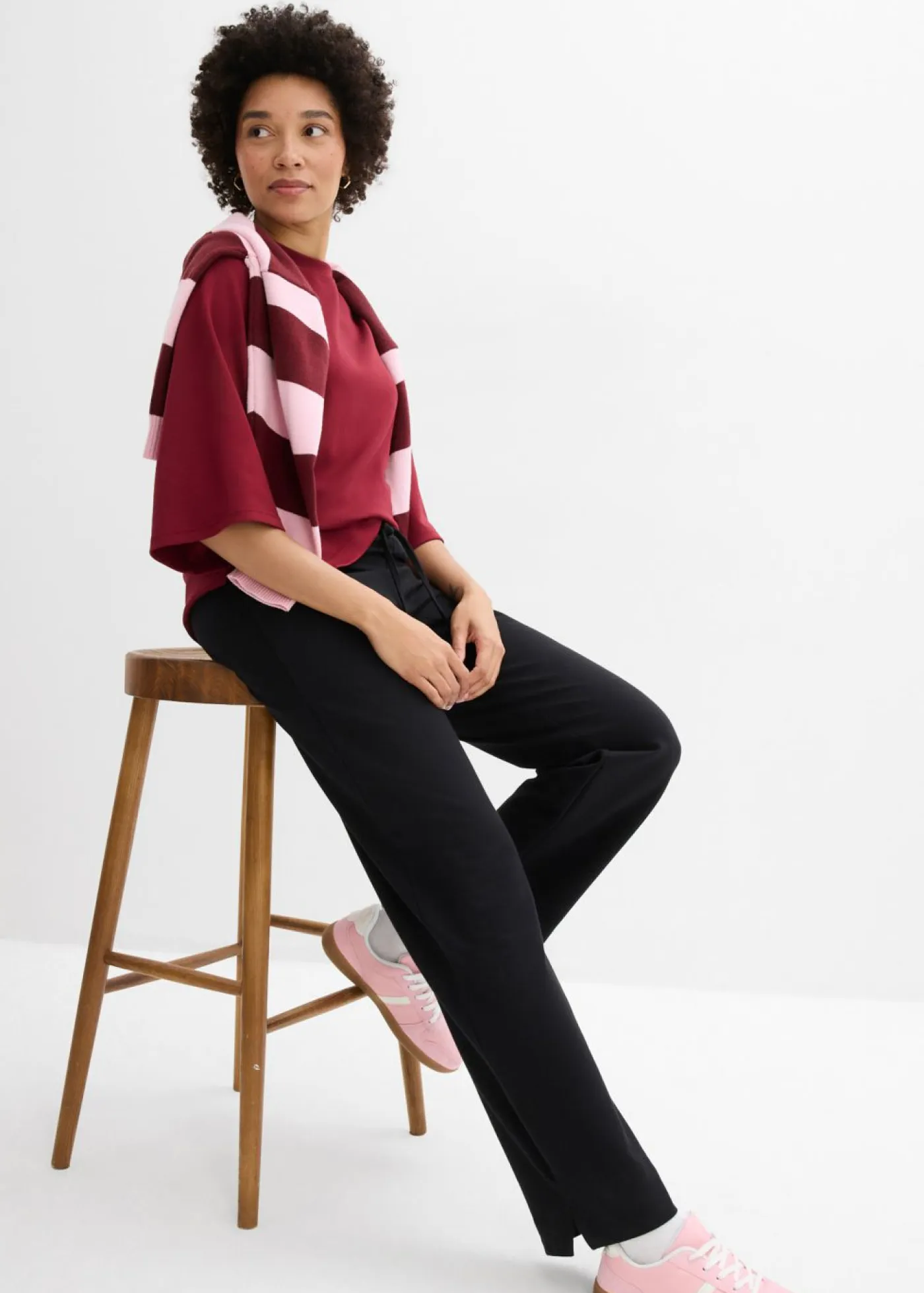 Best Pantalón de chándal de algodón ecológico puro Mujer Básicos|Ropa Cómoda