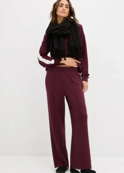 New Pantalón de chándal de calidad interlock Mujer Ropa Cómoda|Pantalones