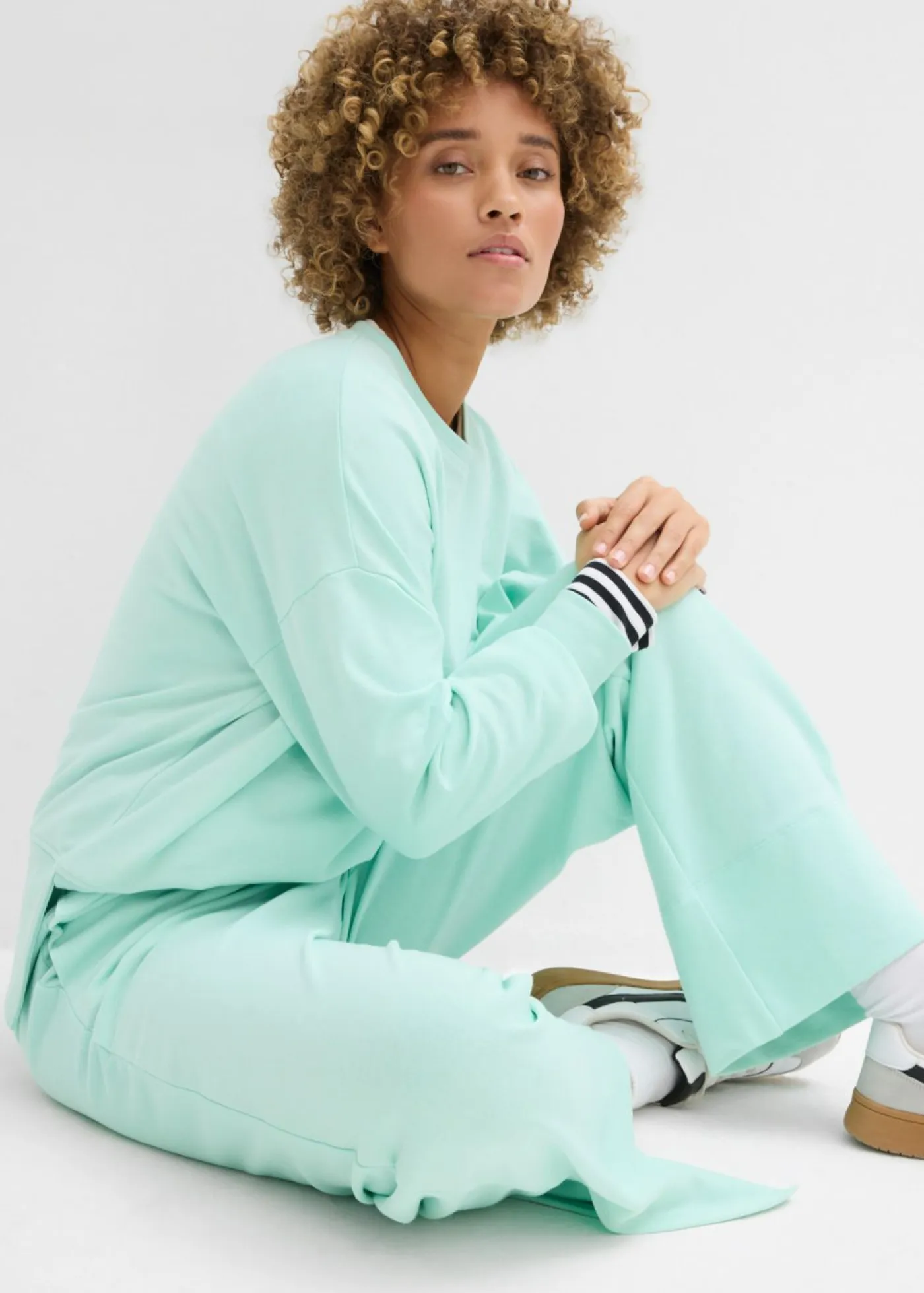 Outlet Pantalón de chándal de mezcla de algodón Mujer Ropa Cómoda|Pantalones