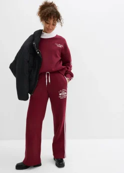 New Pantalón de chándal de mezcla de algodón suave Mujer Ropa Cómoda|Pantalones