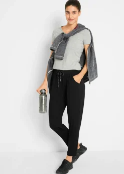 Best Pantalón de chándal de viscosa sostenible con largo 7/8 Mujer Pantalones
