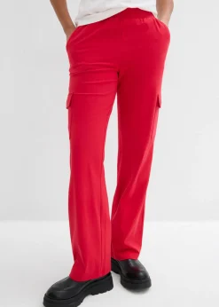 Online Pantalón de chándal en mezcla de algodón elástico Mujer Ropa Deportiva|Ropa Cómoda