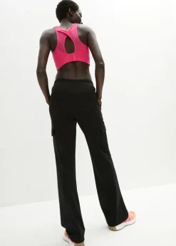 Hot Pantalón de chándal en mezcla de algodón elástico Mujer Ropa Deportiva|Ropa Cómoda