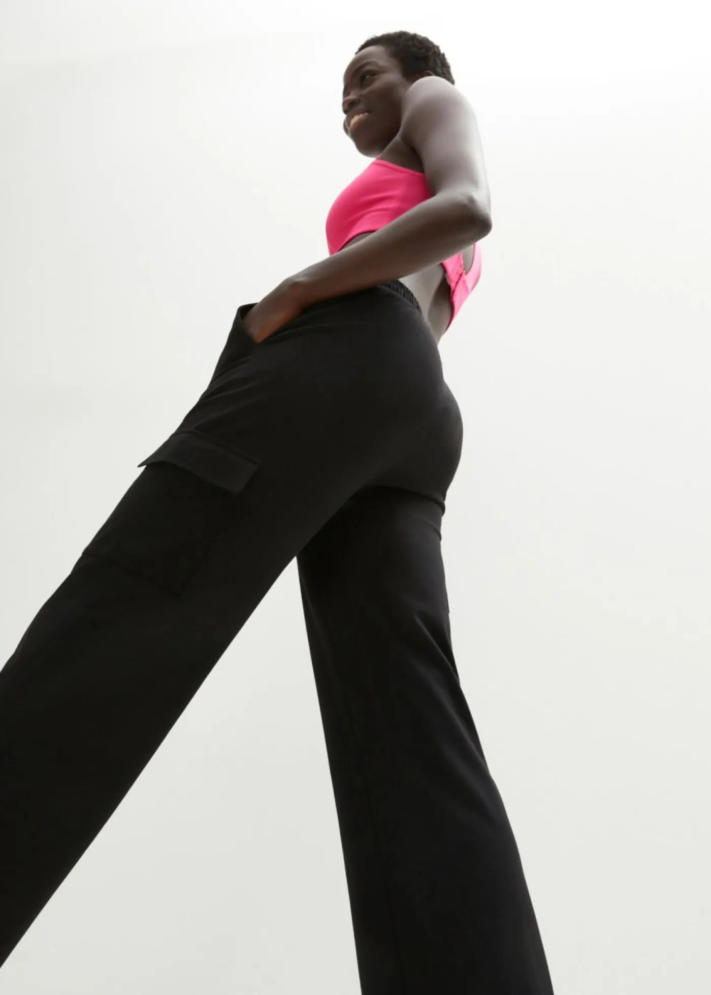 Hot Pantalón de chándal en mezcla de algodón elástico Mujer Ropa Deportiva|Ropa Cómoda