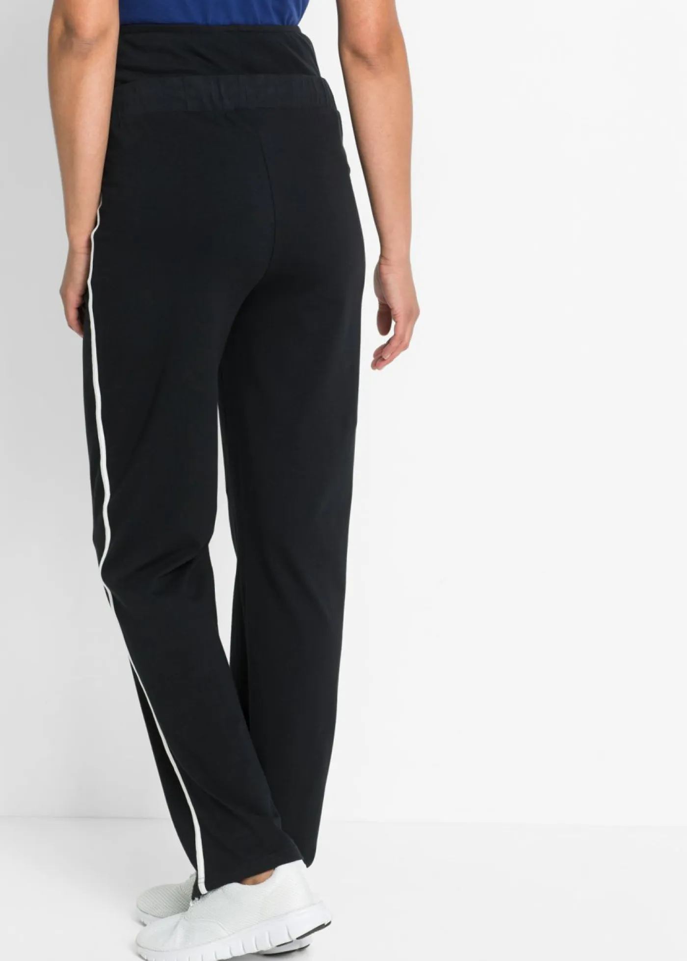New Pantalón de chándal premamá de algodón ecológico con pierna recta Mujer Premamá