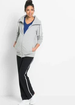 New Pantalón de chándal premamá de algodón ecológico con pierna recta Mujer Premamá
