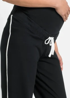 New Pantalón de chándal premamá de algodón ecológico con pierna recta Mujer Premamá