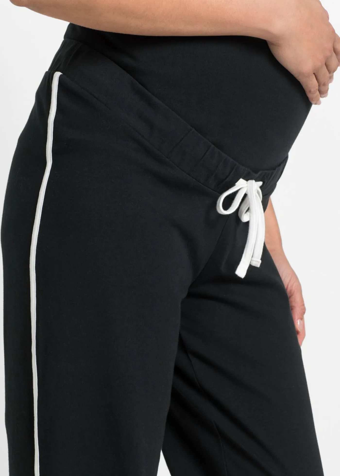 New Pantalón de chándal premamá de algodón ecológico con pierna recta Mujer Premamá