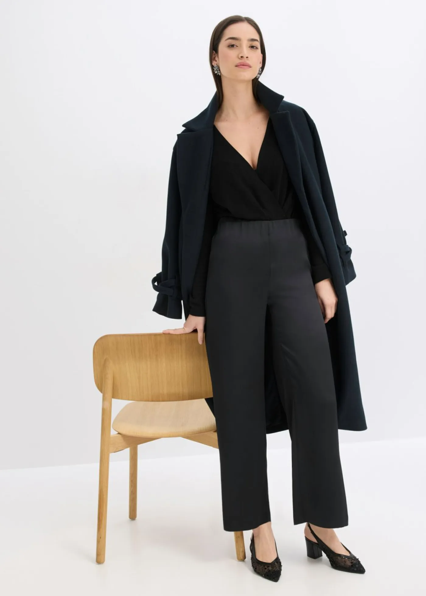 Sale Pantalón de estilo palazzo Mujer Pantalones