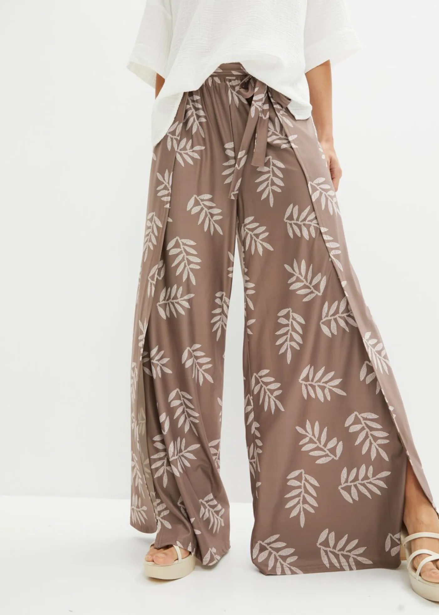Pantalón de estilo palazzo Mujer Pantalones