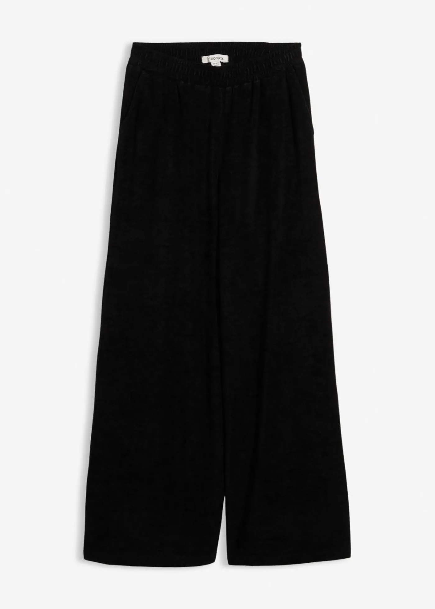 Pantalón de felpa de punto Mujer Básicos|Pantalones