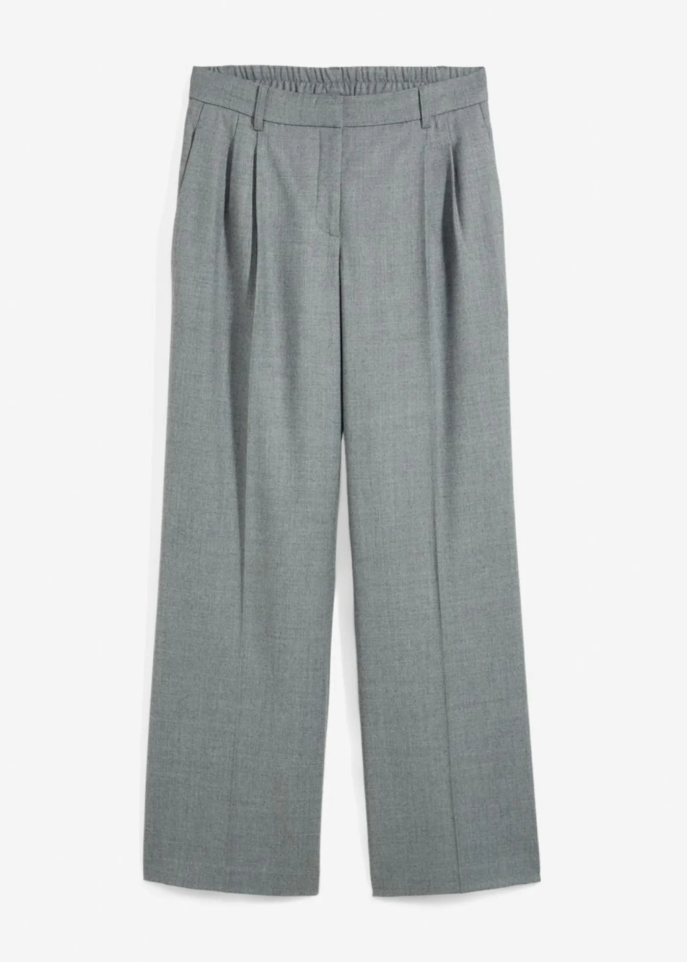 New Pantalón de lana con pinzas Mujer Premium|Pantalones