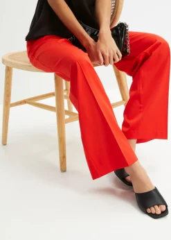 Hot Pantalón de lentejuelas de corte holgado Mujer Pantalones