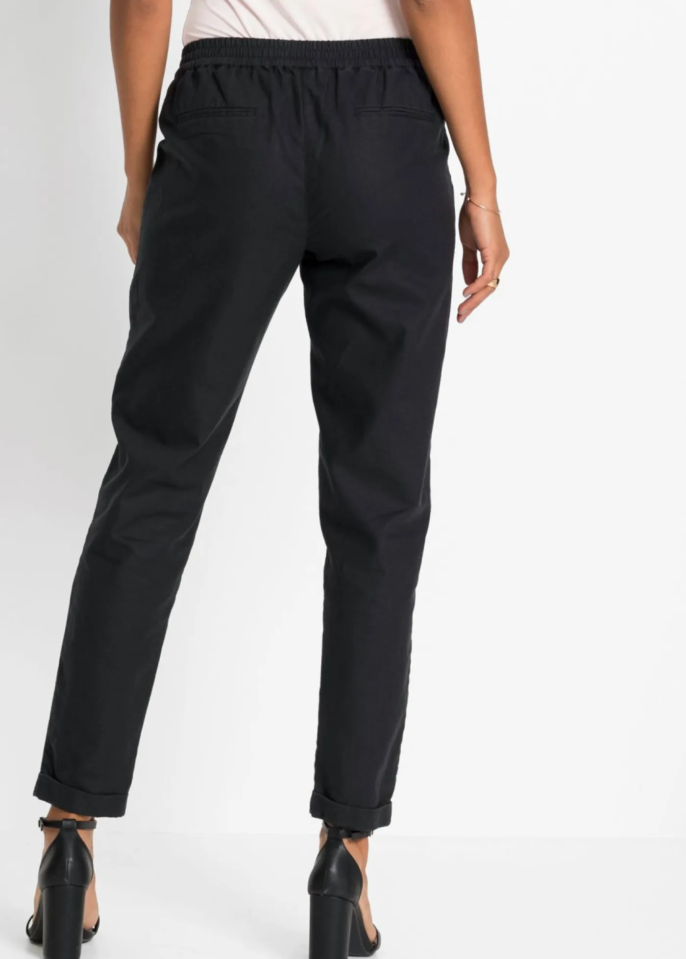 Clearance Pantalón de lino Mujer Pantalones|Novedades