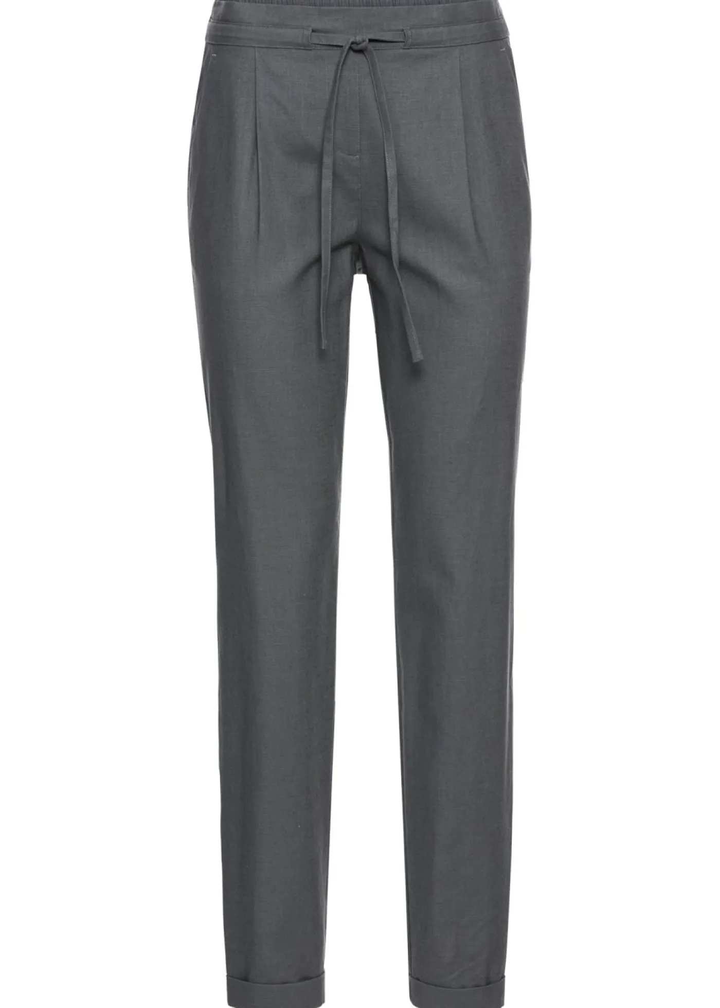 Pantalón de lino Mujer Pantalones|Novedades