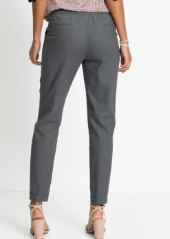 Pantalón de lino Mujer Pantalones|Novedades