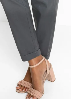 Pantalón de lino Mujer Pantalones|Novedades