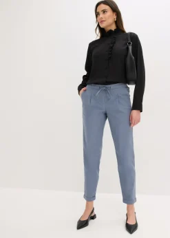 Hot Pantalón de lino Mujer Pantalones|Novedades