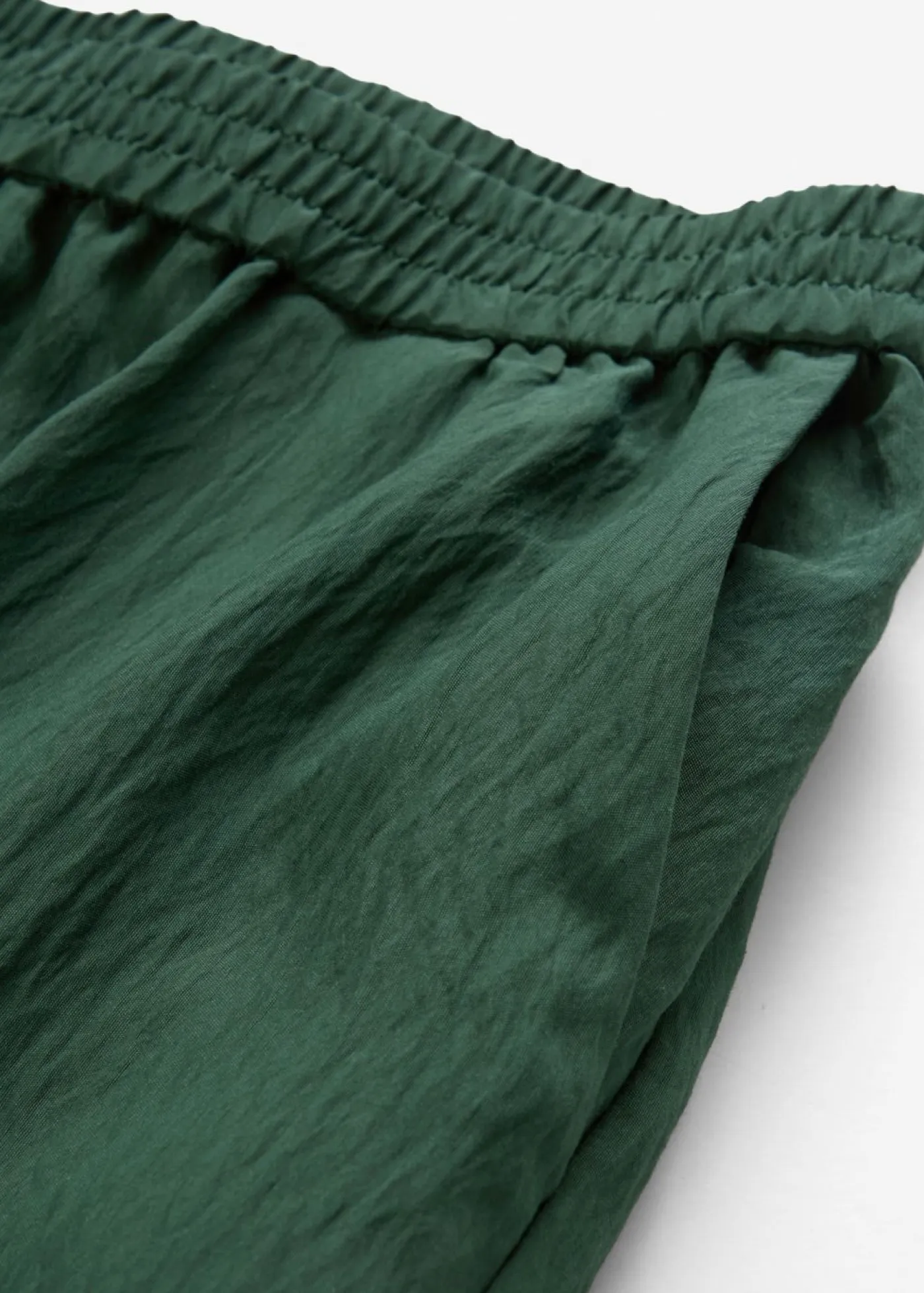 Sale Pantalón de mezcla arrugada de viscosa con estructura Mujer Conjuntos De Ropa|Esenciales